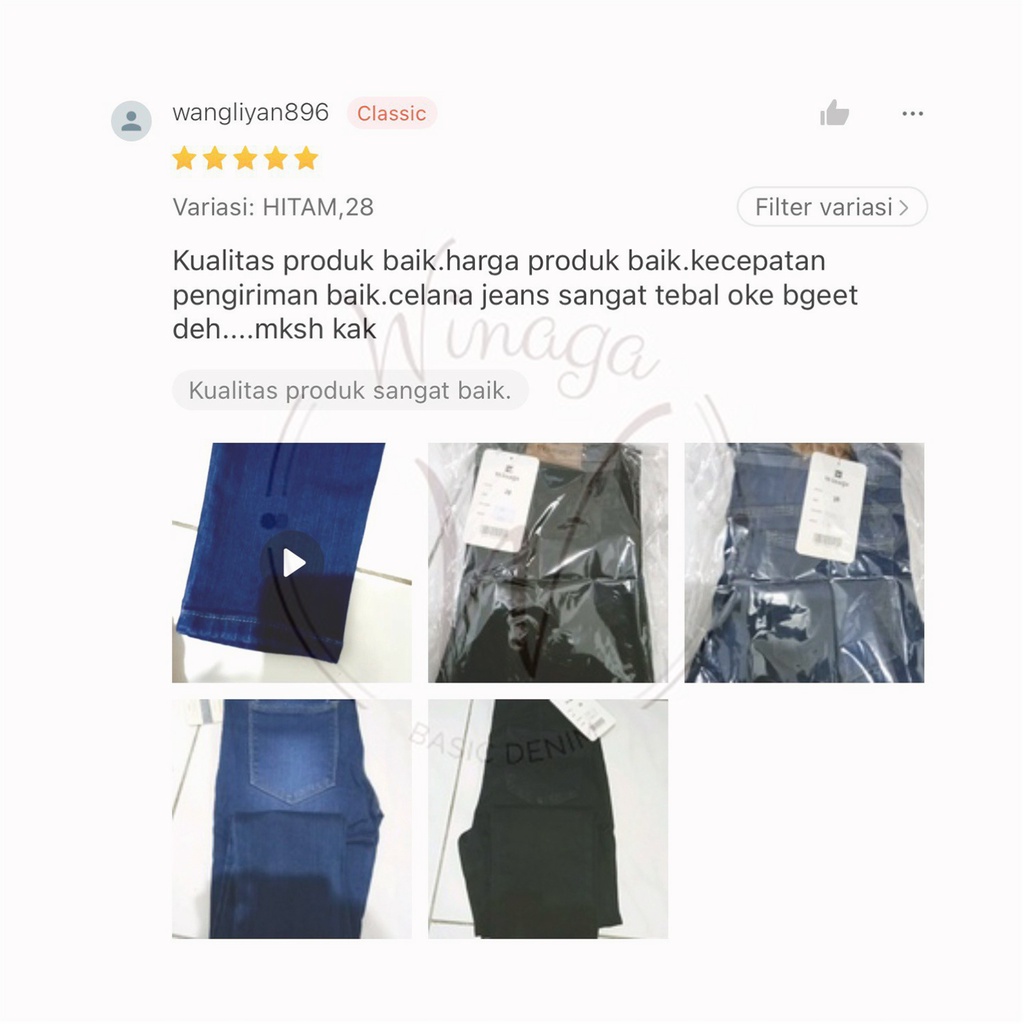 WINAGA- HighWaist Skinny Jeans / HighWaist Pensil Panjang / Celana Jeans Panjang / Celana Jeans Stretch Wanita / Basic Jeans / Basic Denim HighWaist / Celana Denim