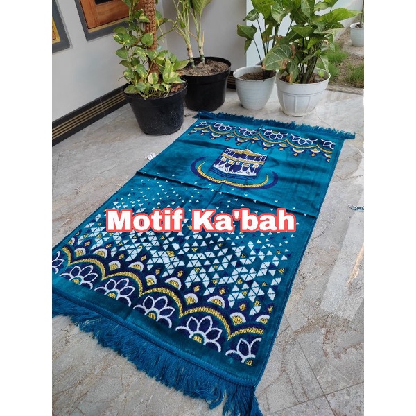 Sajadah Turki Tebal Beludru Premium Super Spigel | Dewasa 70x110cm | AL JAMAL BESAR | Sajadah Hantaran | Souvenir Haji