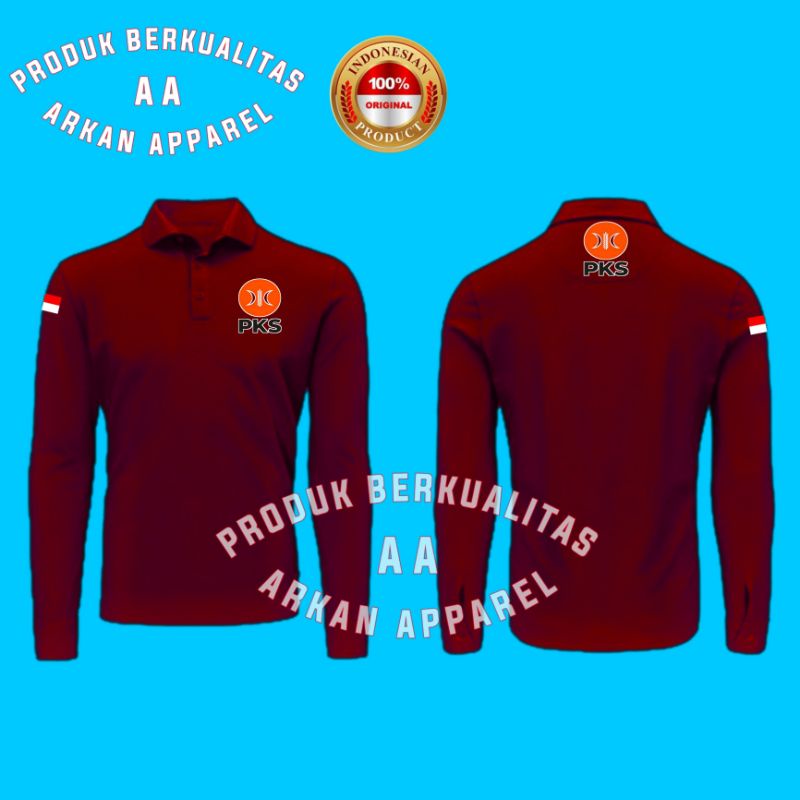 KAOS KERAH PKS KAOS POLO SHIRT PKS