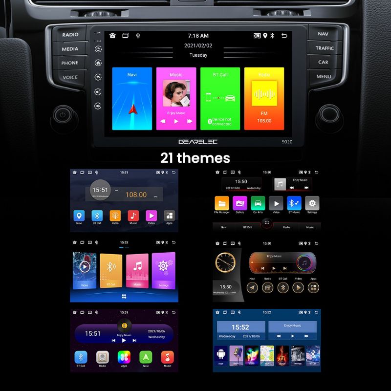 Headunit Android 9 Inch Ram 4G/32Gb