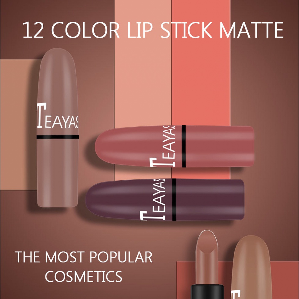 TAEYASON Velvet Matte Lipstik Lip Glaze Lipstick Brightens and moisturizes the lips TD010