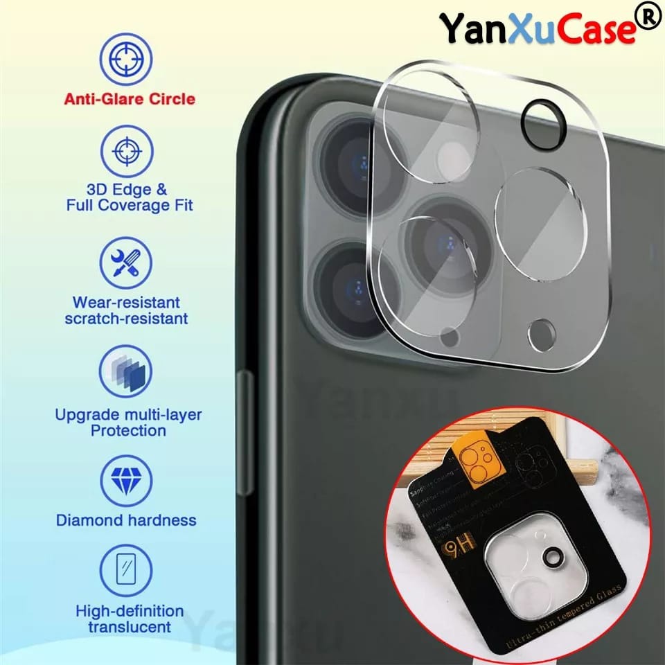 iPHONE 13 / 13 PRO MAX / iPHONE 13 PRO / iPHONE 13 MINI / IPHONE 12 PRO MAX FULL COVER anti gores KAMERA lens protector CLEAR