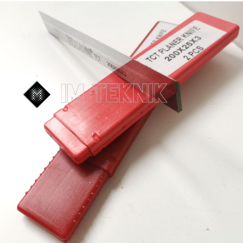 Kadur pisau serut kayu TCT 20cm mata planer knife mesin jointer ketam sugu 200 X 25
