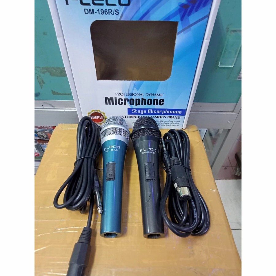 MIC FLECO DM 196R/S PROFESIONAL DYNAMIC MICROPHONE