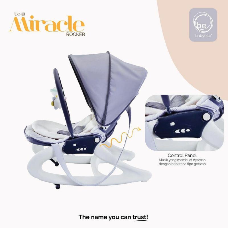 Ayunan Bayi Bouncer Baby Bouncher Bayi Baby Rocker Babyelle UC40 Miracle