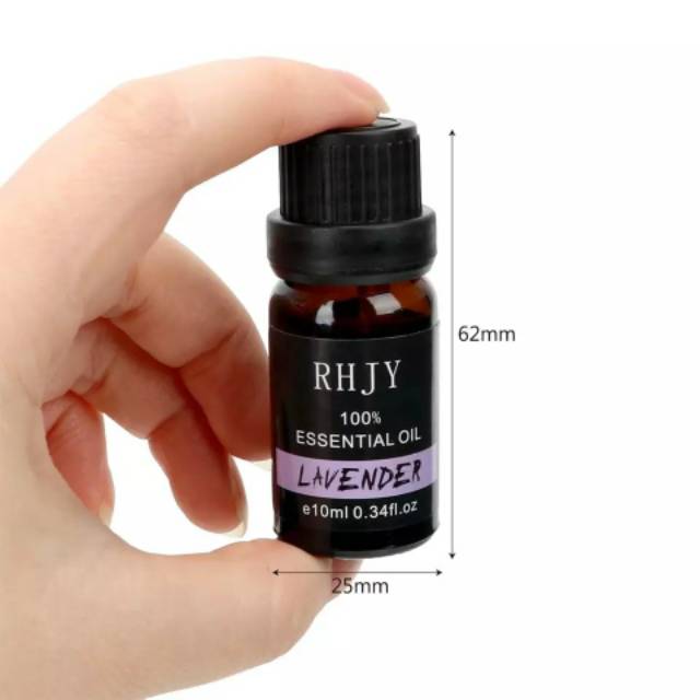 LAVENDER ESSENTIAL OIL PURE 100% AROMATHERAPY AROMATERAPI MINYAK ATSIRI RHJY LAVENDER