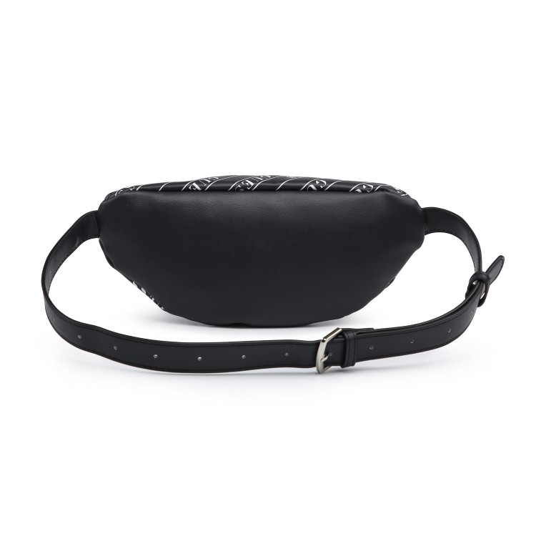 PGBASG_TAS PINGGANG/WAIST BAG GGUESSS  RONNIE LOGO FANNY IMPORT/PREMIUM #443076