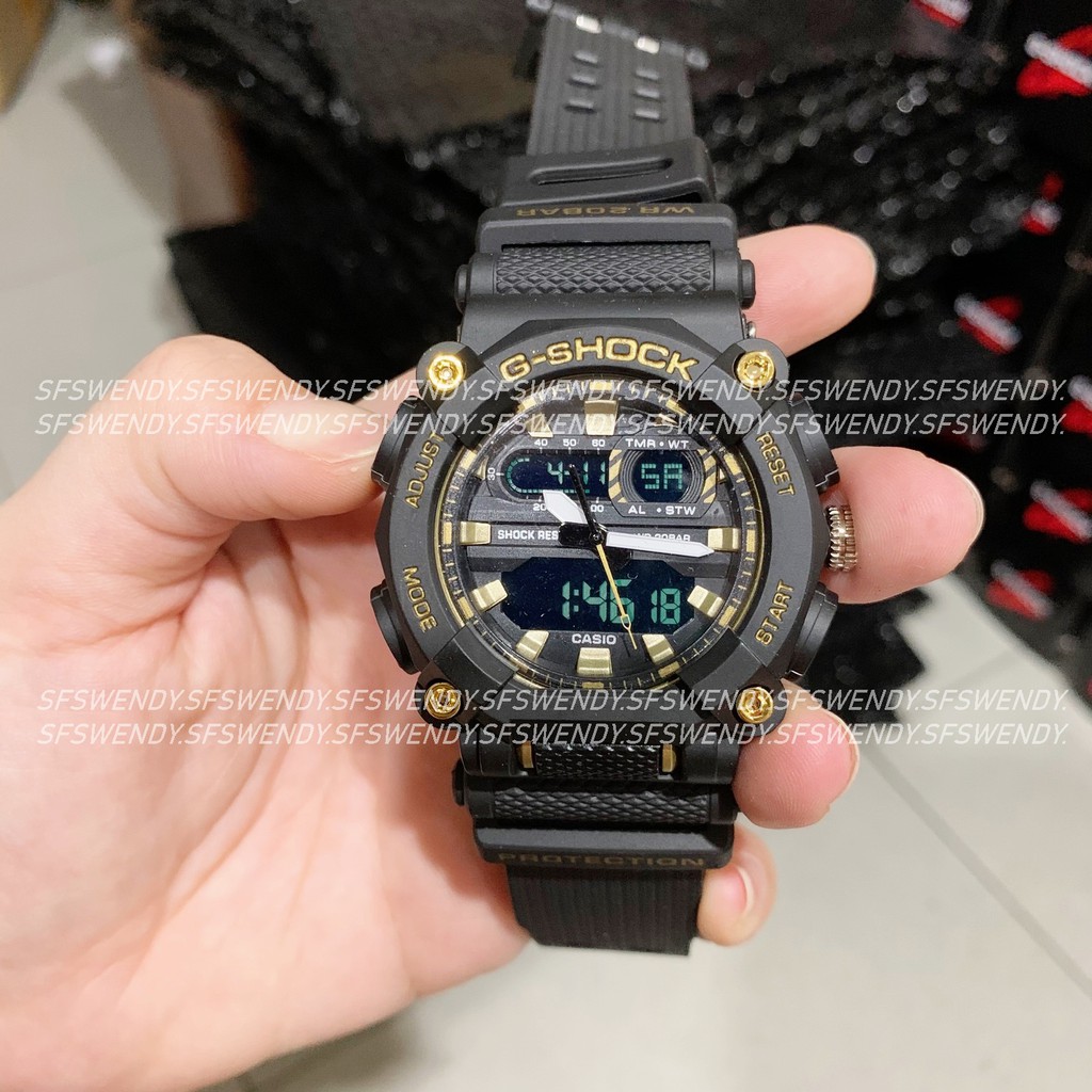 MODEL TERBARU !!! GA-900 Hitam Hijau Cream Kuning Army Jam tangan digital pria anti air