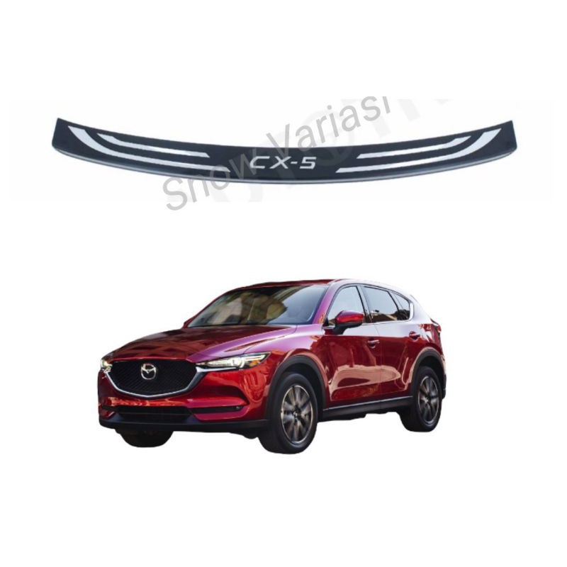 Sillplate Belakang Mazda CX5 2018 Rear Scuff Plate Platinum Jsl