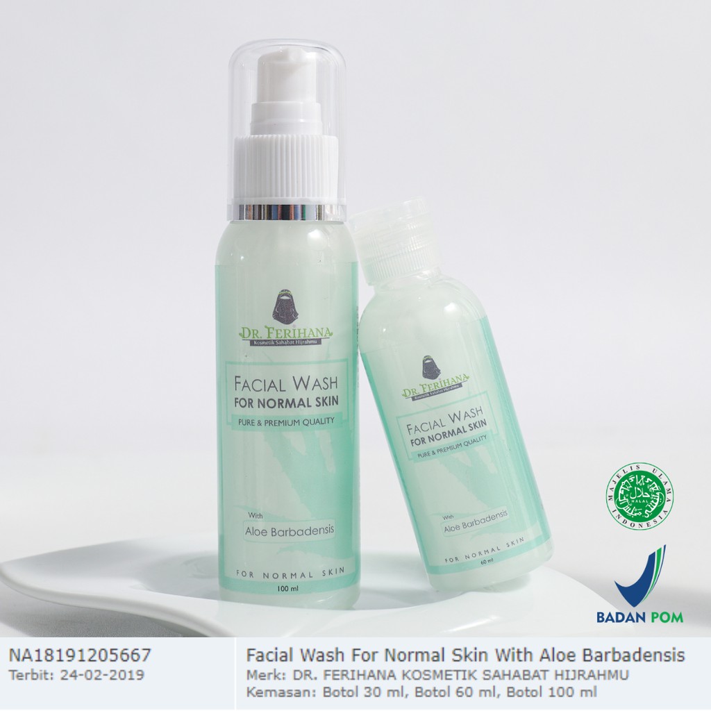 (KSH) Facial Wash Cerah &amp; Lembab-With Aloe