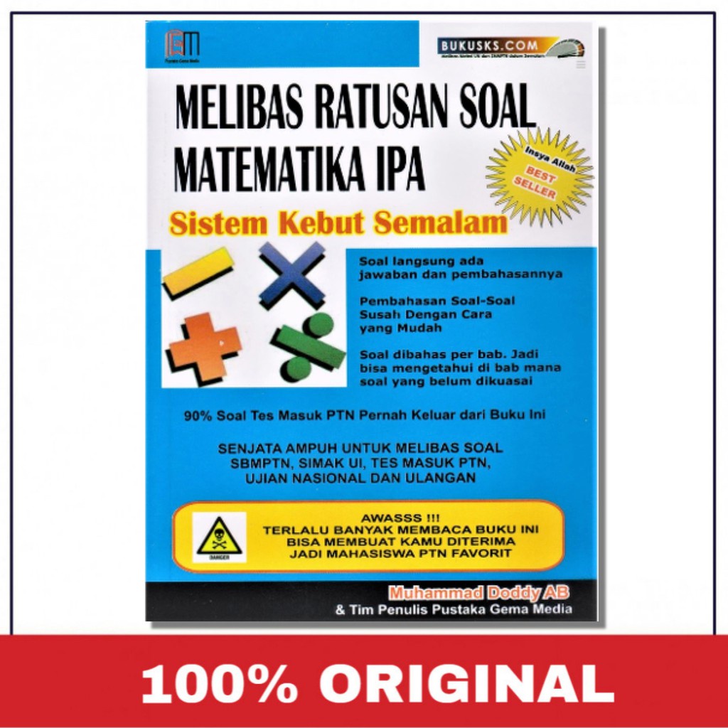Buku Sks Ipa Biologi Kimia Fisika Matematika Ipa Dan Menguasai Ipa Sistem Kebut Semalam-LIBAS MATEMATIKA IPA