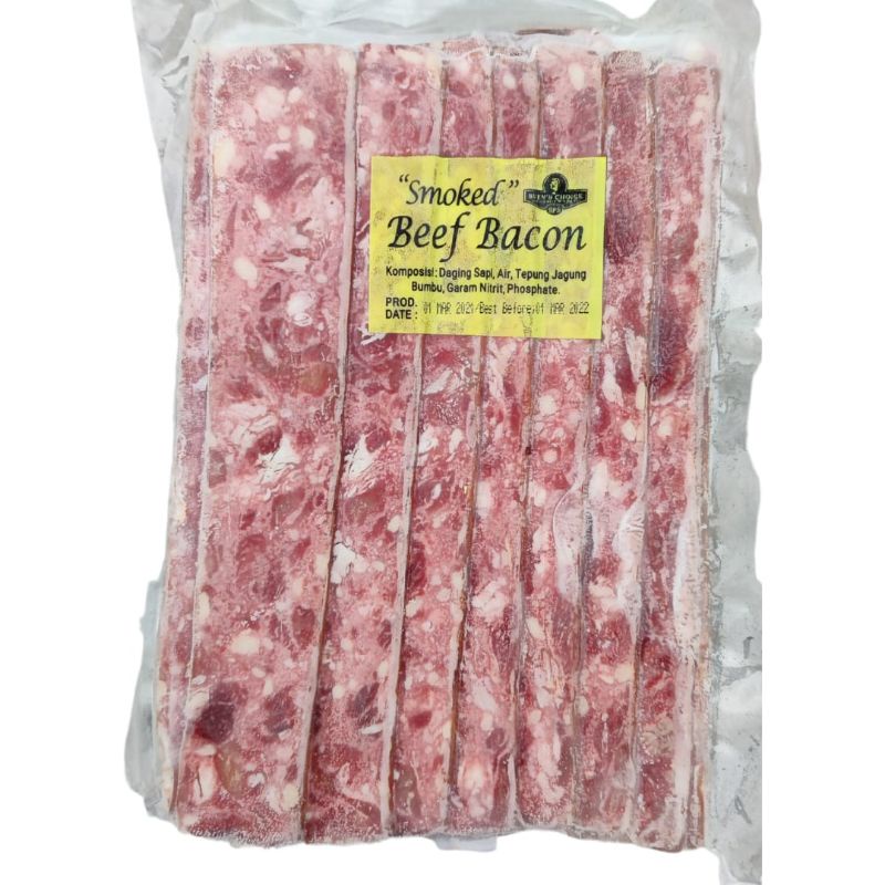 

SMOKED BEEF BACON SVENS CHOICE 500gr