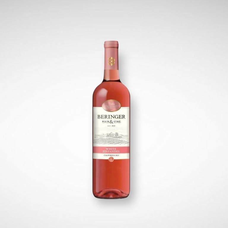 Beringer Main &amp; Vine White Zinfandel 750 ml (Original &amp; Resmi By Vinyard)