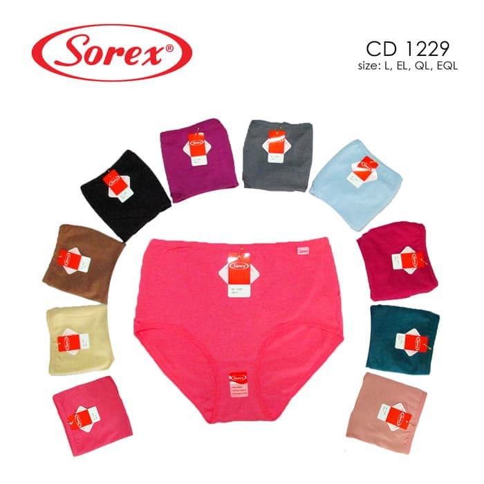 Celana Dalam Wanita Sorex 1229 Ukuran EQL atau XXXL Dijamin Murah