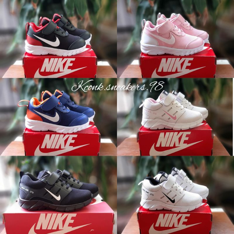 SEPATU NIKE AIR MAX 270 SEPATU ANAK LAKI LAKI PEREMPUAN SNEAKERS SEKOLAH CASUAL