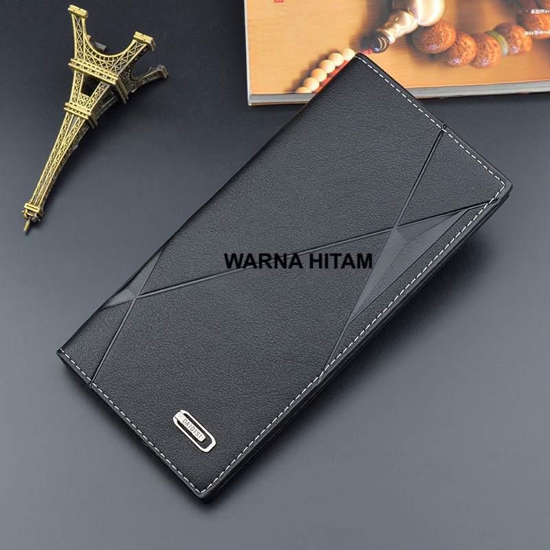 DOMPET PRIA TEBAL PANJANG ANIME TOKYO GHOUL ONE PIECE NARUTO LOVE LIVE ATTACK ON TITAN DOMPET 3088-3-HITAM