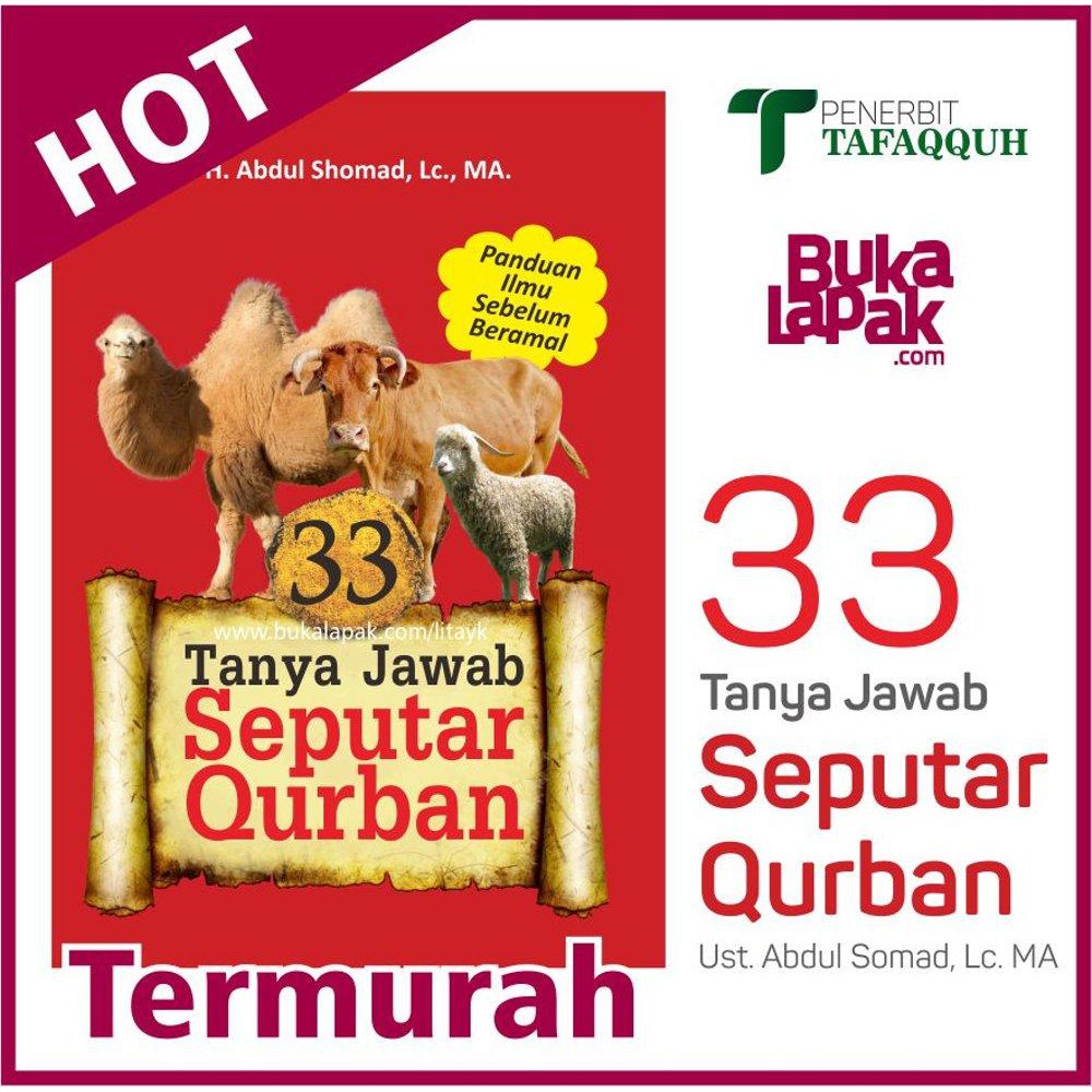 Buku 33 Tanya Jawab Seputar Qurban Ust Abdul Somad Lc Ma Shopee