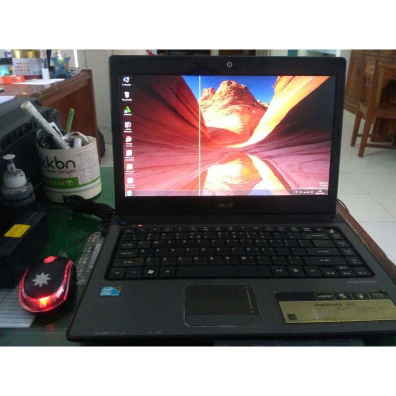 Gratis ongkir laptop Acer Aspire 4741 core i3