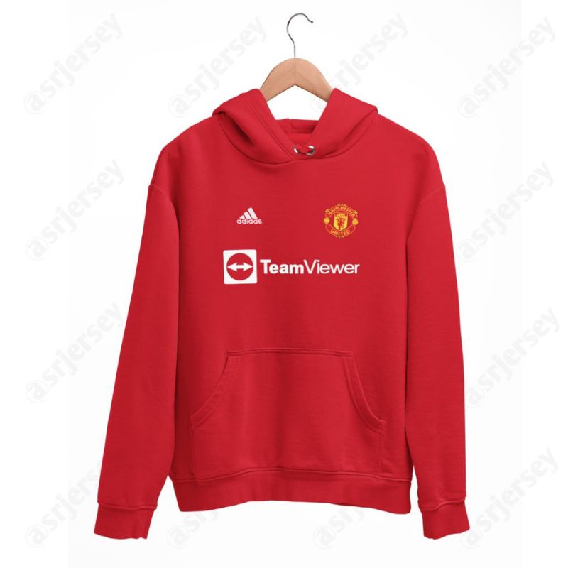 Jaket Hoodie Adidas x Manchester United