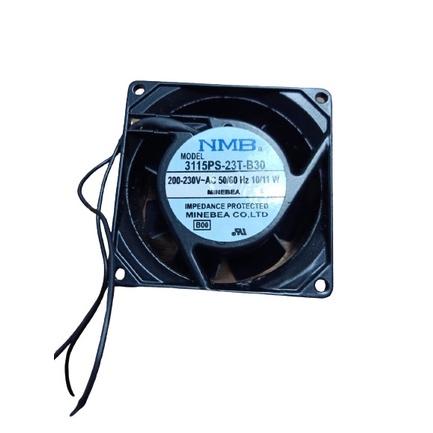 Fan NMB Model 3115PS-23T-B30 200-230V 8cm x 8cm x 3.8cm