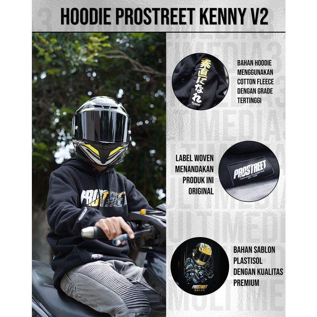 HOODIE PROSTREET KENNY V2 - SIZE M (ORIGINAL)