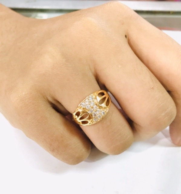 Cincin wanita //cincin permata //cincin lapis emas //cincin //cincin replika berlian