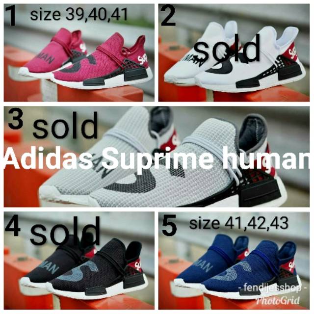 Sepatu adidas suprime human edisi cuci gudang