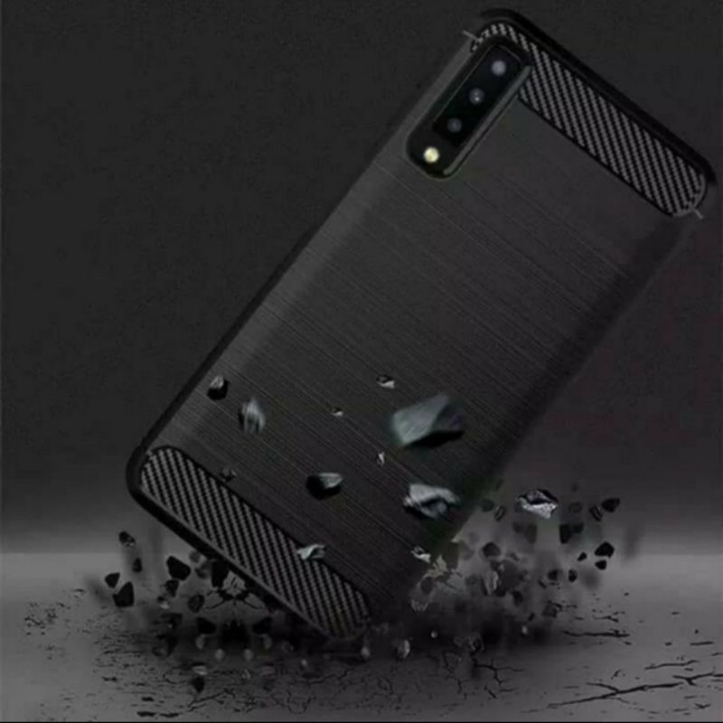 Samsung A7 2018 soft case silikon carbon