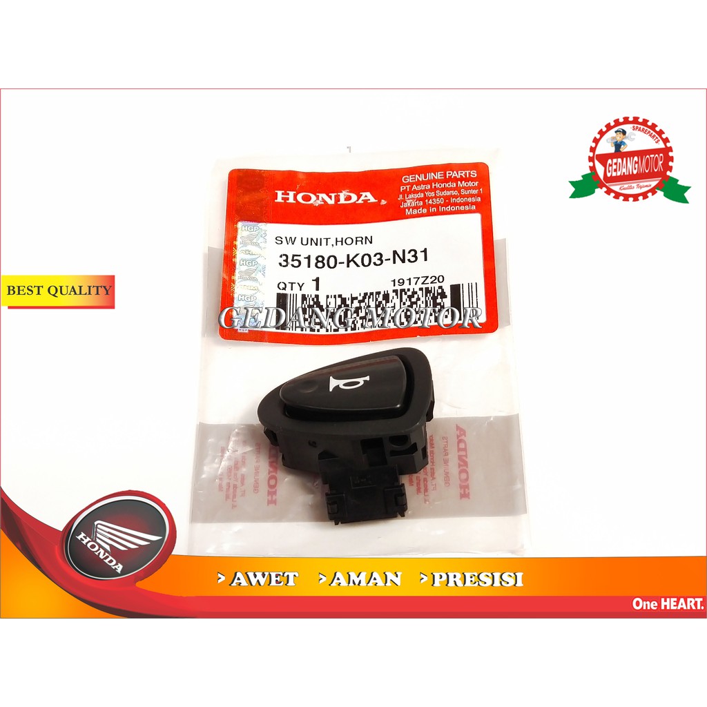 SAKLAR KLAKSON TOMBOL VARIO 150 BEAT FI BEAT POP REVO FI ORIGINAL AHM