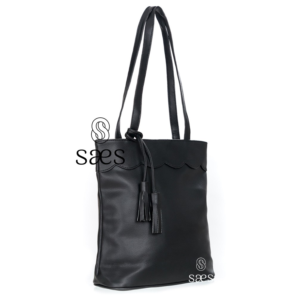 Tas Tote kulit wanita totebag naira simpel Stylish Saes Store Foto Asli Resleting Murah