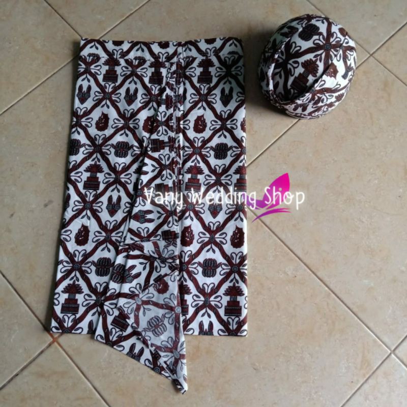 Saput Urang + Blangkon, Motif Sido Mulyo