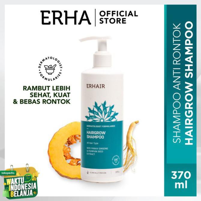 Erhair HairGrow Shampoo 370ml – Shampo Rambut Rontok
