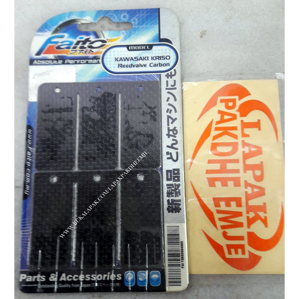 LIDAH MEMBRAM NINJA R NINJA RR FAITO ORIGINAL REEDVALVE  MEMBRAN CARBON LAPAK PAKDHE EMJE