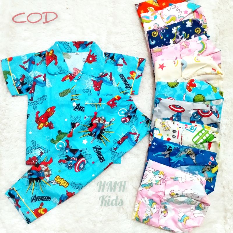 piyama size M 1-2 tahun bisa pilih motif