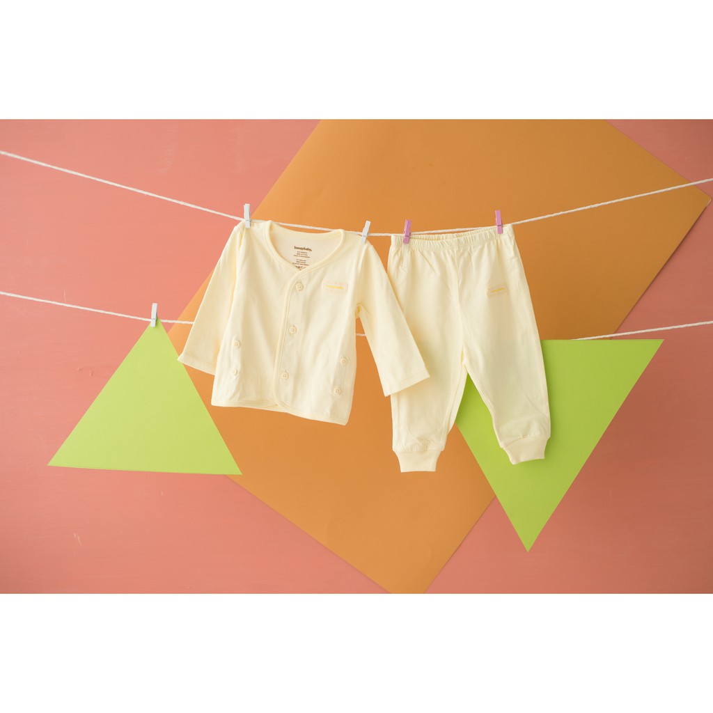 BoogyBaby Basic Solid Compact Long Top + Trouser | Setelah Baju Anak