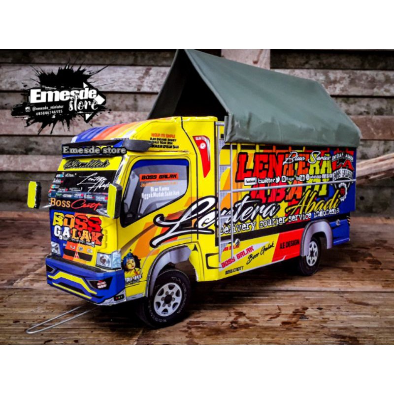 TRUK OLENG MINIATUR TRUK OLENG MAINAN ANAK | Shopee Indonesia