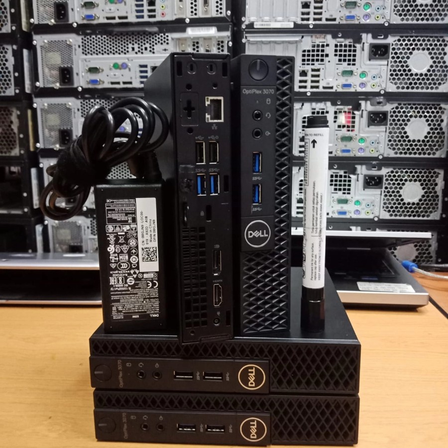 Pc mini DELL 3070 core i3-9100T/4Gb/500Gb/wins 10 pro siap pakei