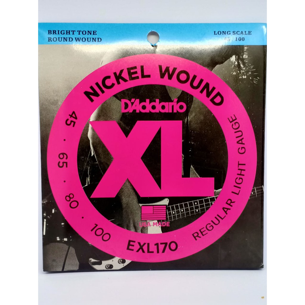 Senar Bass D'Addario Nickel Wound 4 Strings