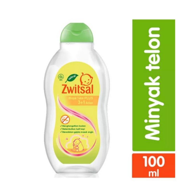 Zwitsal Minyak Telon Plus 3in1/Minyak telon plus/Minyak telon bayi zwitsal 100ml,