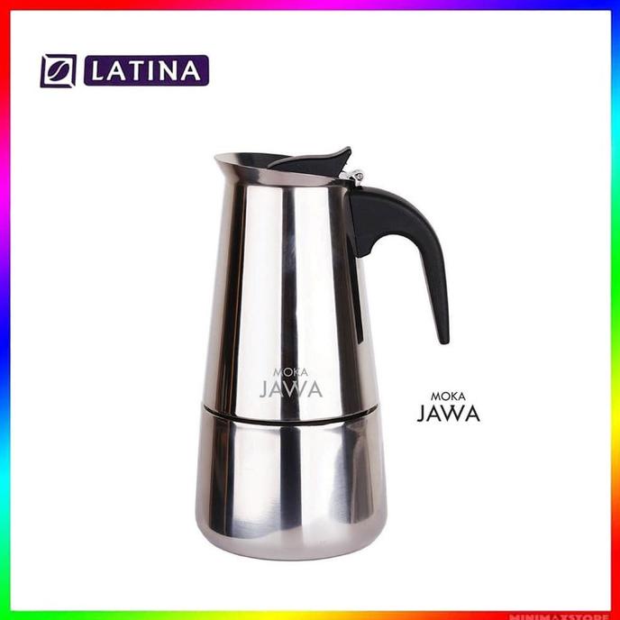 Latina Moka Pot Jawa 300ml Espresso Coffee Maker Alat Kopi Mokapot -Diskon Besar