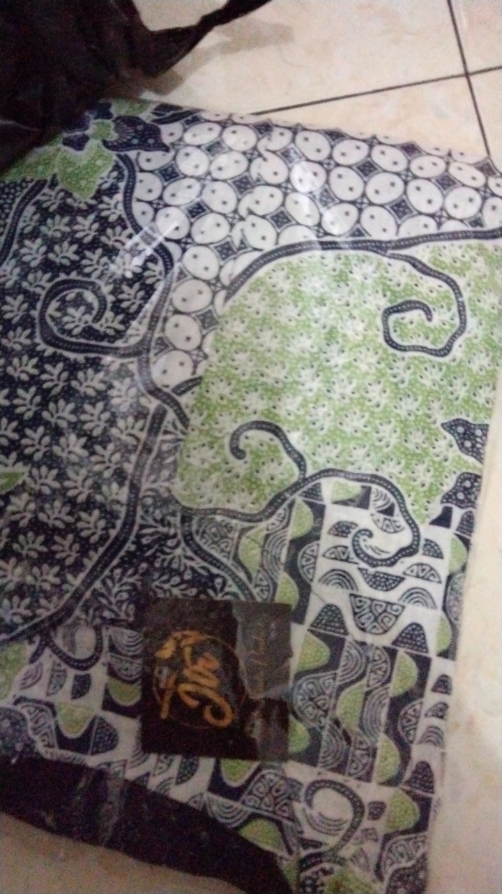 Tey-17 Batik Wanita Asj Sa Hrb026 Kenongo Kemeja Tosca Pendek