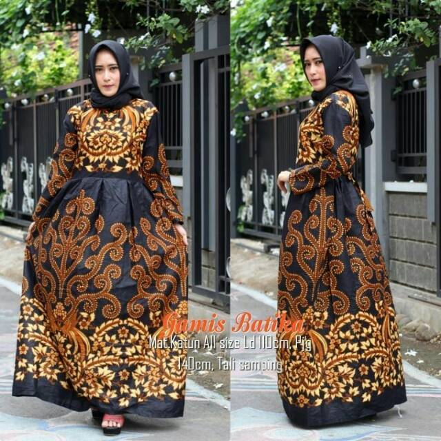 GROSIR BATIK NEW GAMIS BATIKA