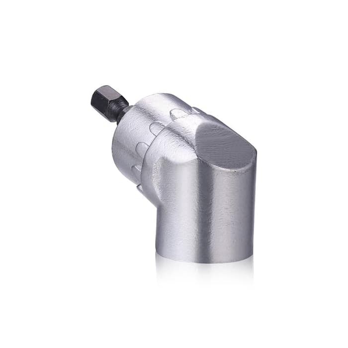 Mata Bor L Angle 1/4inch Hex Bit Socket - 105 - Silver--Extension