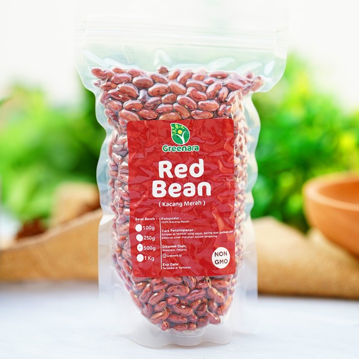 

Q124521 Greenara Organic Red Bean / Kacang Merah Organik 500Gr Dw501Sqs