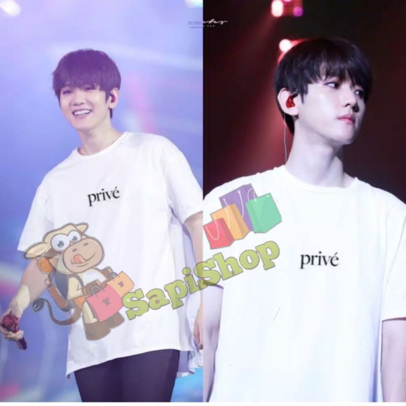 Kaos Kpop EXO BAEKHYUN PRIVE Baekhyun