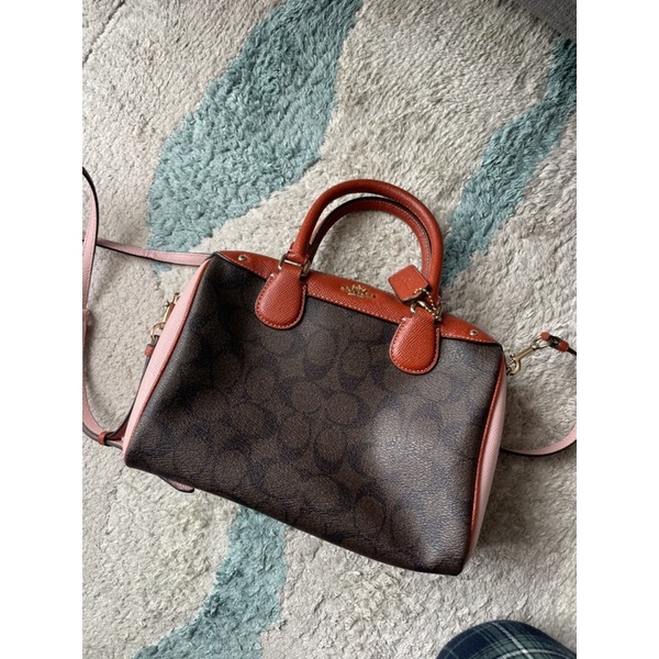 Coach Speedy Bag/Tas Brown Pink ORIGINAL 100% MURAH