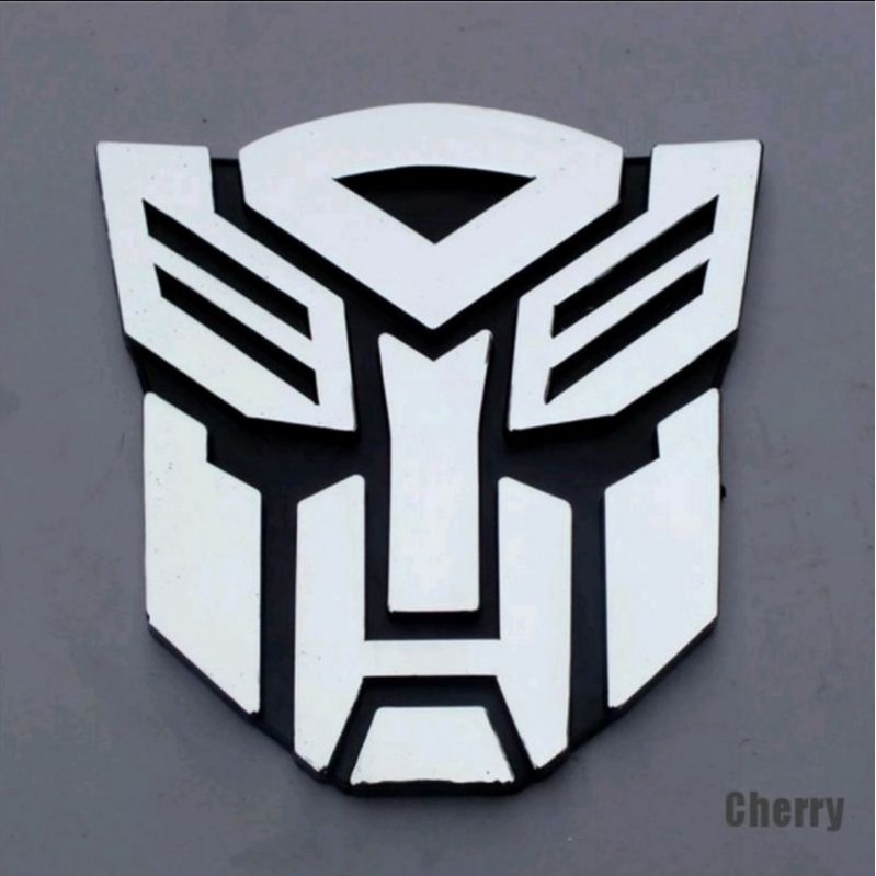 Stiker Emblem Mobil TRANSFORMER Bahan METAL