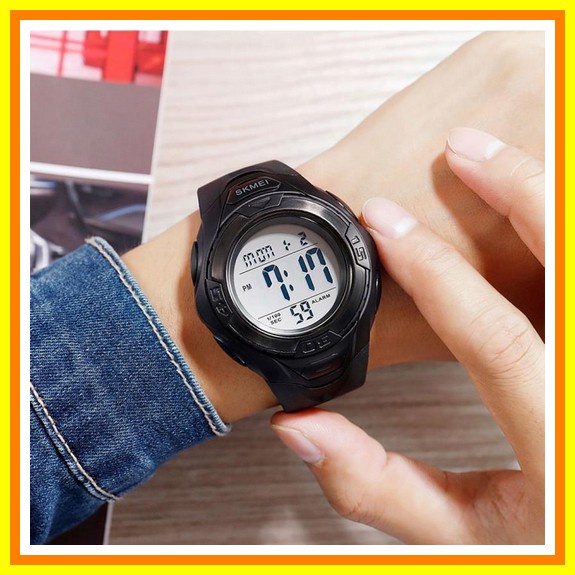 Jam Tangan Jam Tangan Sport Kekinian Anti Air Kulit Korean Style Analo Jam Tangan Pria Skmei Digit