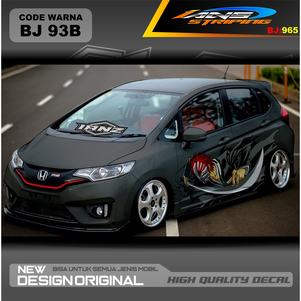 STICKER DECAL MOBIL JAZZ / STIKER MOBIL BRIO / DECAL STIKER MOBIL SWIFT / STIKER MOBIL TOYOTA / DECAL STICKER MOBIL / STIKER YARIS AYLA