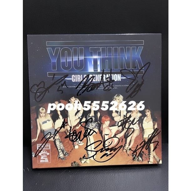 SIGNED SNSD Girls Generation You Think Album